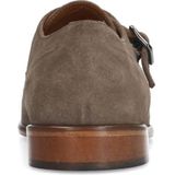 Manfield - Gespschoenen - Taupe - Leer