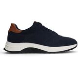 No Stress - Heren - Blauwe suède sneakers - Maat 41