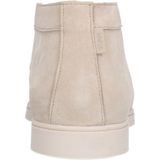 Manfield - Heren - Beige suède loafers - Maat 46