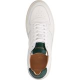 Manfield - Sneakers - Wit - Leer