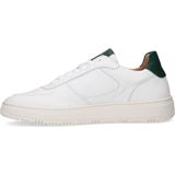 Manfield - Sneakers - Wit - Leer