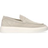 Manfield - Loafers - Beige - Suède - Sportieve Zool
