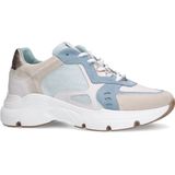 Sneakers - Hoog - Kleur: Color-Blocking - Materiaal: Leer/Textiel/Suède