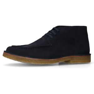 Manfield - Veterschoenen - Donkerblauw - Suède - Heren