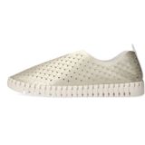 Manfield - Loafer - Geel - Nylon - Gouden M-Patroon