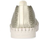 Manfield - Loafer - Geel - Nylon - Gouden M-Patroon