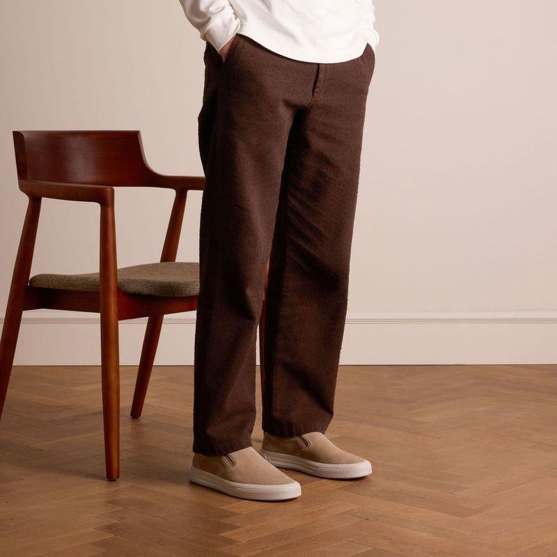 Manfield - Beige Loafers - Suède