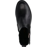 Manfield - Zwarte Chelsea Boots - Leren - Met Gesp