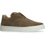 Van Lier - Heren - Taupe Nubuck sneakers