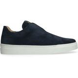 Manfield suède loafers blauw