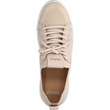 Manfield - Dames - Beige knit fabric sneakers
