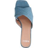 Manfield - Dames - Blauwe denim pumps