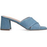 Manfield - Dames - Blauwe denim pumps