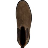 Manfield - Chelsea Boots - Taupe - Suède