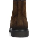 Manfield - Veterboots - Bruin - Suède - Vetersluiting