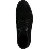Manfield - Enkellaarsjes - Zwart - Suède