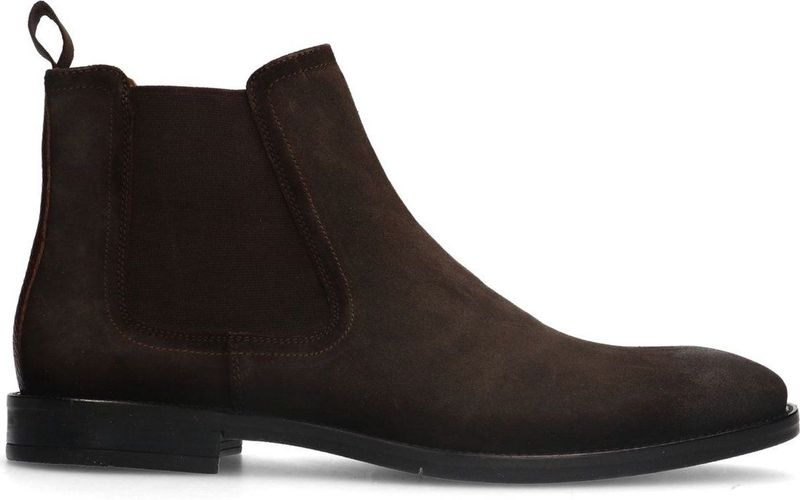 Manfield - Chelsea Boots - Bruin - Suède