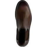 Manfield - Heren - Bruine leren chelsea boots