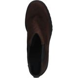 Manfield - Chelsea Boots - Bruin - Suède - Met Hak - 7 cm Hoog