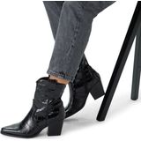 Manfield - Cowboylaarzen - Zwart - Leer