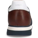 Van Lier - Heren - Blauwe nubuck sneakers