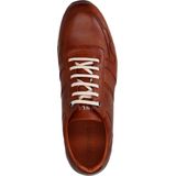 Van Lier - Heren - Cognac leren sneakers