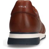 Van Lier - Heren - Cognac leren sneakers