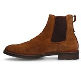 Van Lier - Heren - Chelsea Boots - Cognac - Suède