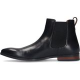 Van Lier - Heren - Zwarte leren chelsea boots