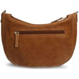 Manfield - Cognac suède schoudertas