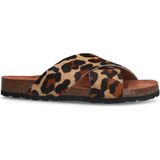 Manfield - Dames - Leopard slippers