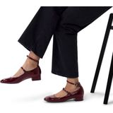 Manfield - Ballerina - Bordeaux - Lak - Gespsluiting