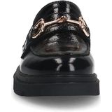 Manfield - Chunky Loafers - Zwart - Lak - Dames