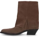 Manfield - Cowboylaarzen - Taupe - Suède - Omslagdetail