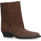 Manfield - Cowboylaarzen - Taupe - Suède - Omslagdetail