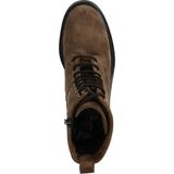 Manfield - Dames - Veterlaarsjes - Taupe - Suède