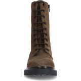 Manfield - Dames - Veterlaarsjes - Taupe - Suède