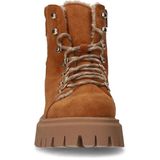 Manfield - Veterboots - Beige - Suède