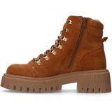 Manfield - Veterboots - Beige - Suède