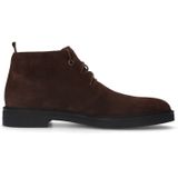 Manfield - Veterschoen - Bruin - Suède - Leer