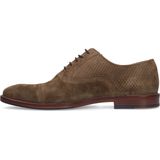 Manfield - Veterschoenen - Taupe - Suède - Heren