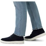 Manfield - Veterboots - Donkerblauw - Suède