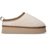 Manfield - Teddy Clogs - Muiltjes - Ecru - Textiel