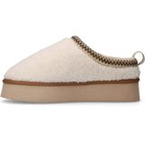 Manfield - Teddy Clogs - Muiltjes - Ecru - Textiel
