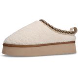 Manfield - Teddy Clogs - Muiltjes - Ecru - Textiel