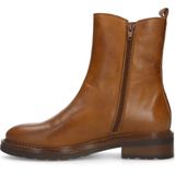 Manfield - Dames - Chelsea Boots - Cognac - Leren - Ritssluiting