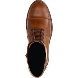 Manfield - Dames - Cognac leren veterboots