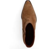 Manfield - Enkellaarsjes - Bruin - Suède