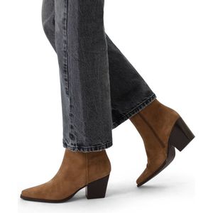 Manfield - Enkellaarsjes - Bruin - Suède