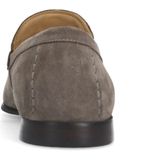 Manfield - Heren - Bruine Suède Loafers - Suède - Platte Hak 1 cm